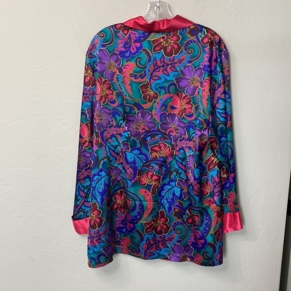 Victoria’s Secret vintage gold label floral top robe blazer size large. NWT. - Picture 10 of 10